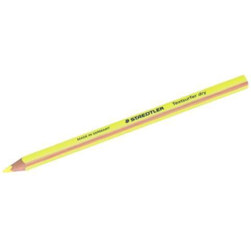 STAEDTLER Textsurfer dry - Pastello colorato - cera - giallo neon - 4 mm